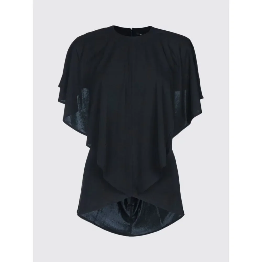 Jacquemus Women Relaxed Fit Criªpe Blouse Jacquemus With Asymmetric Hem